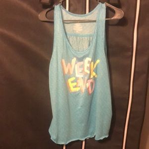 Comfortable light blue tank